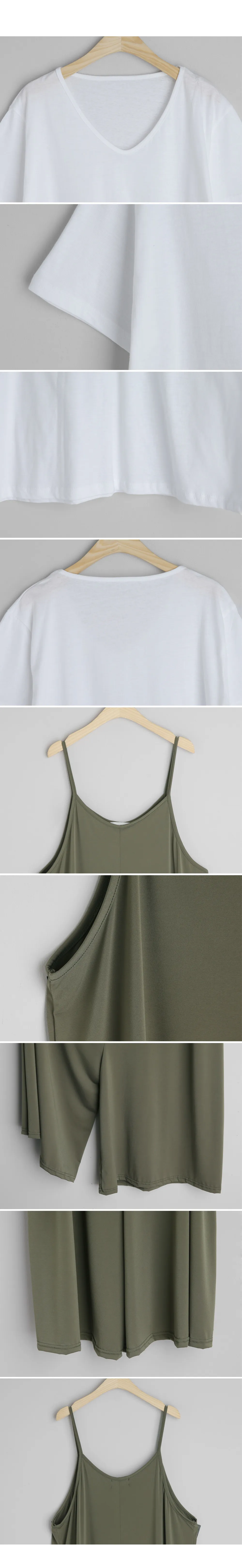 Tシャツ&キャミオールインワンSEＴ・全3色 | DHOLIC | 詳細画像5