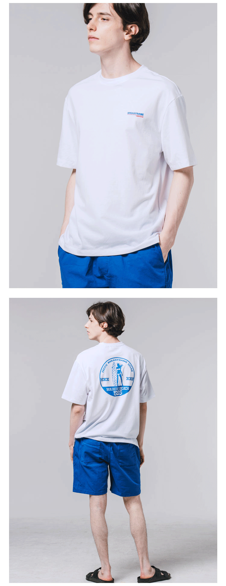 1985サーフプリントTシャツ(ホワイト) | 詳細画像4