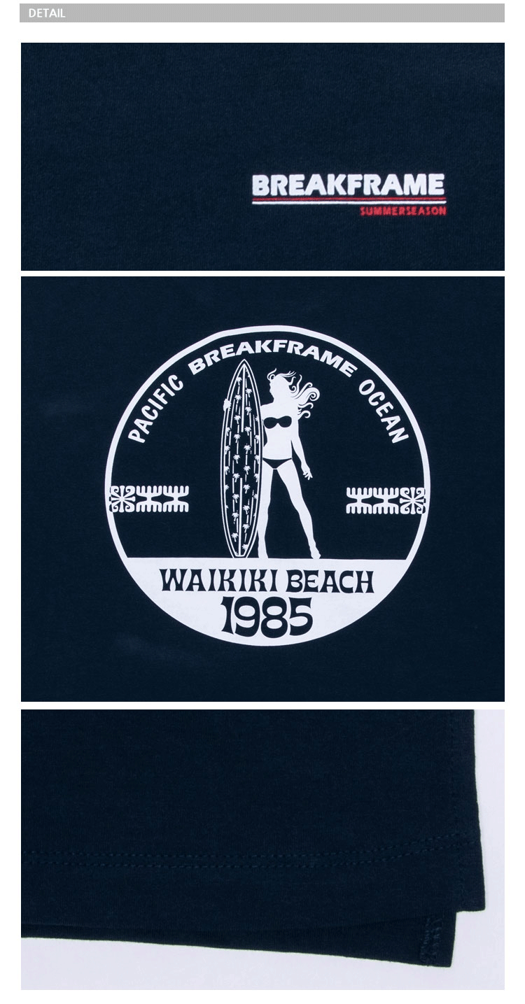 1985サーフプリントTシャツ(ネイビー) | 詳細画像6