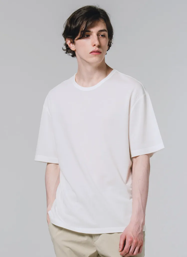 クールシルキー半袖Tシャツ(ホワイト) | 詳細画像1
