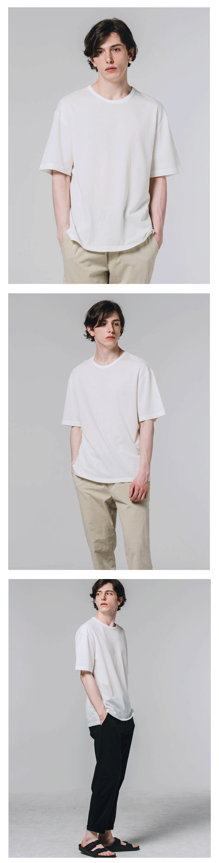 クールシルキー半袖Tシャツ(ホワイト) | 詳細画像3