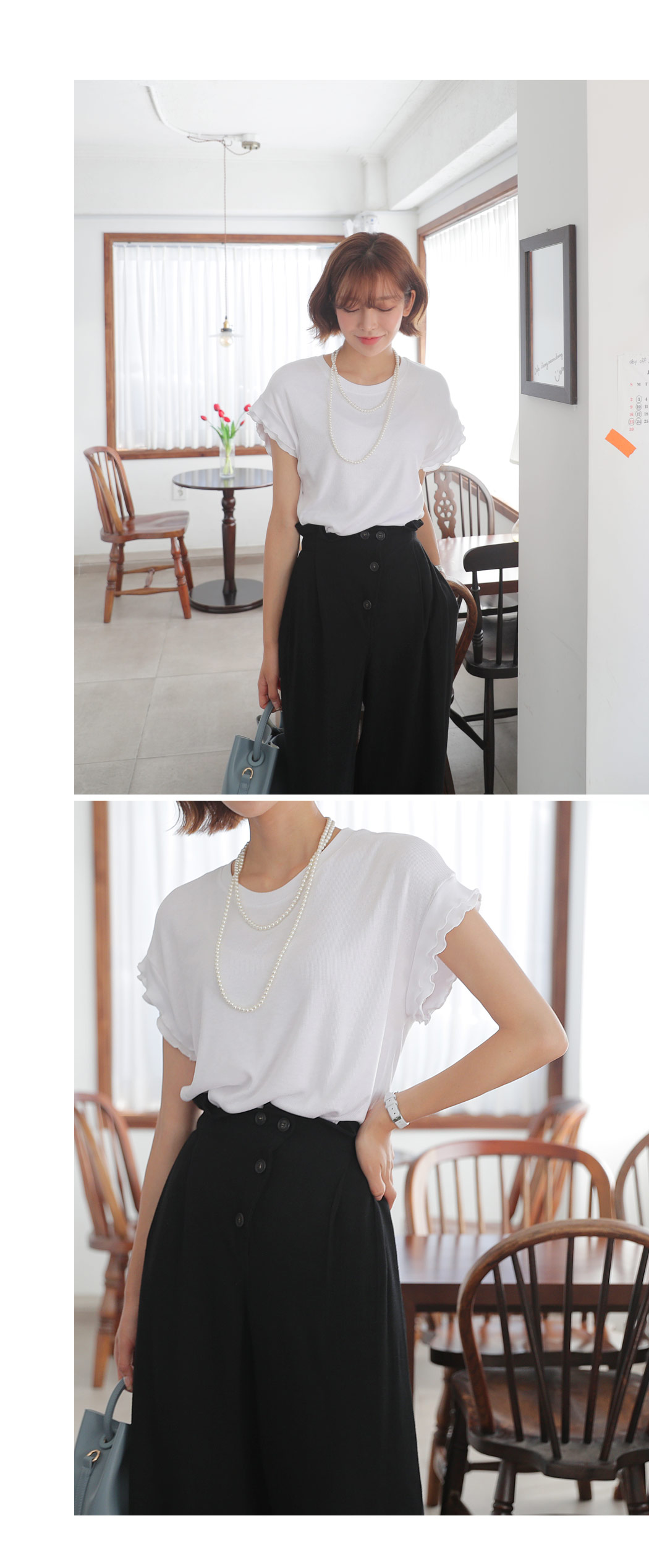 ウェーブヘムリブTシャツ・全3色 | DHOLIC PLUS | 詳細画像10