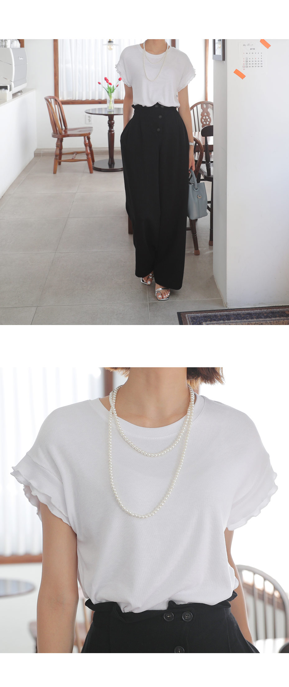 ウェーブヘムリブTシャツ・全3色 | DHOLIC PLUS | 詳細画像12