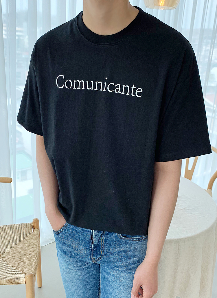 ComunicanteコットンTシャツ | 詳細画像1