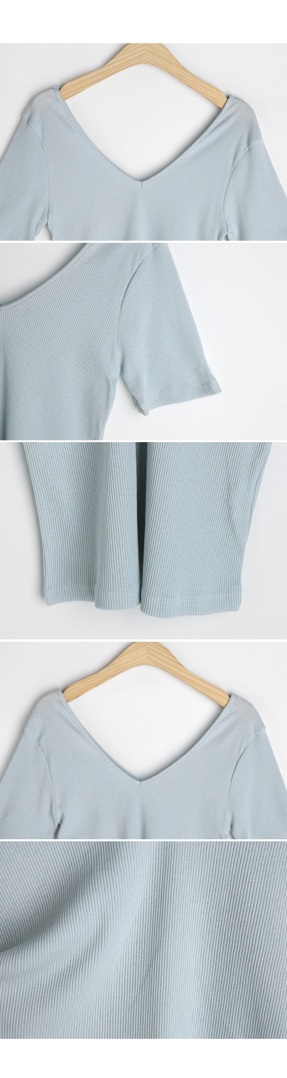 スリムVネックTシャツ・全4色 | DHOLIC | 詳細画像6