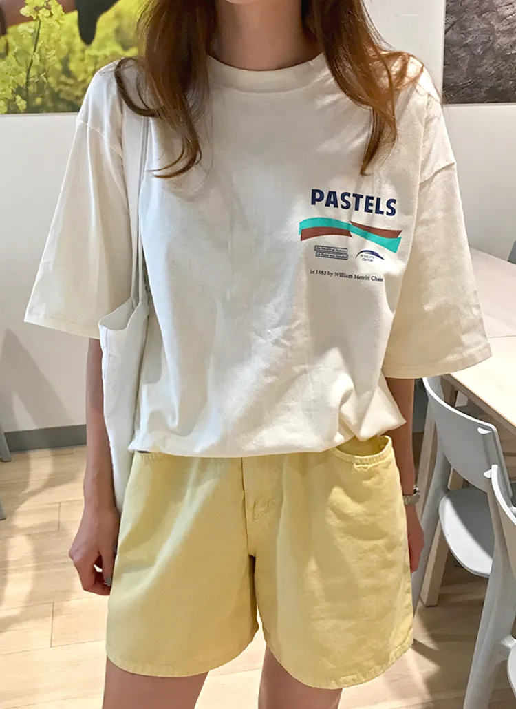 PASTELSロゴ半袖Tシャツ | withipun | 詳細画像1