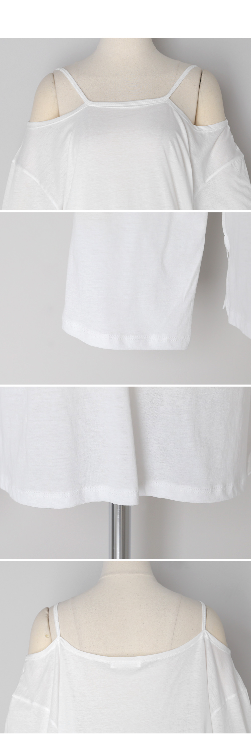 オープンショルダーTシャツ・全2色 | DHOLIC | 詳細画像6