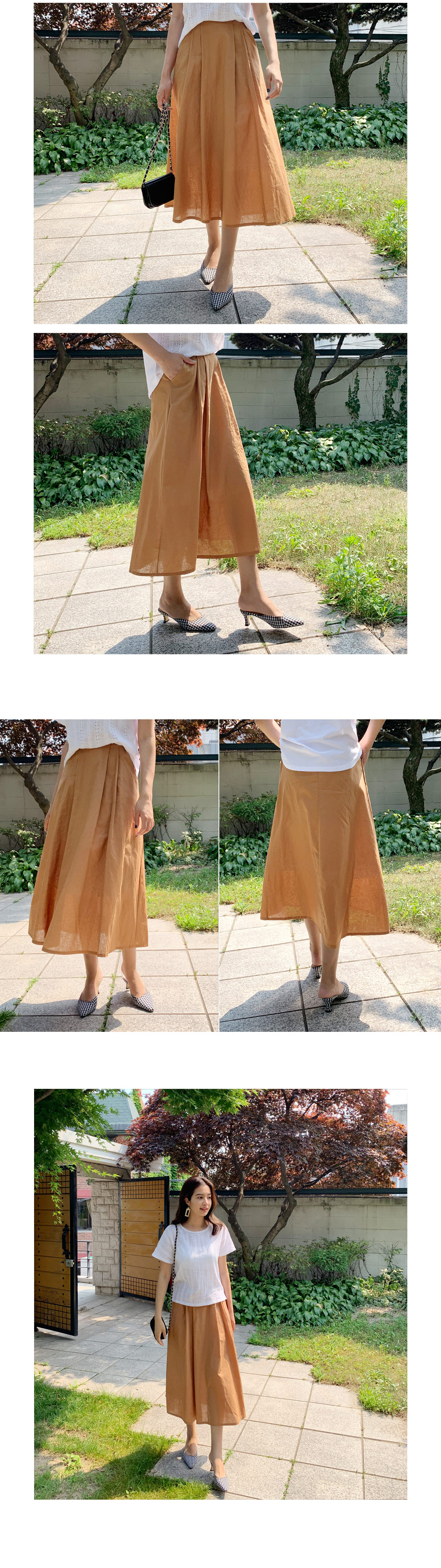 ツータックフレアスカート・全3色 | DHOLIC PLUS | 詳細画像2