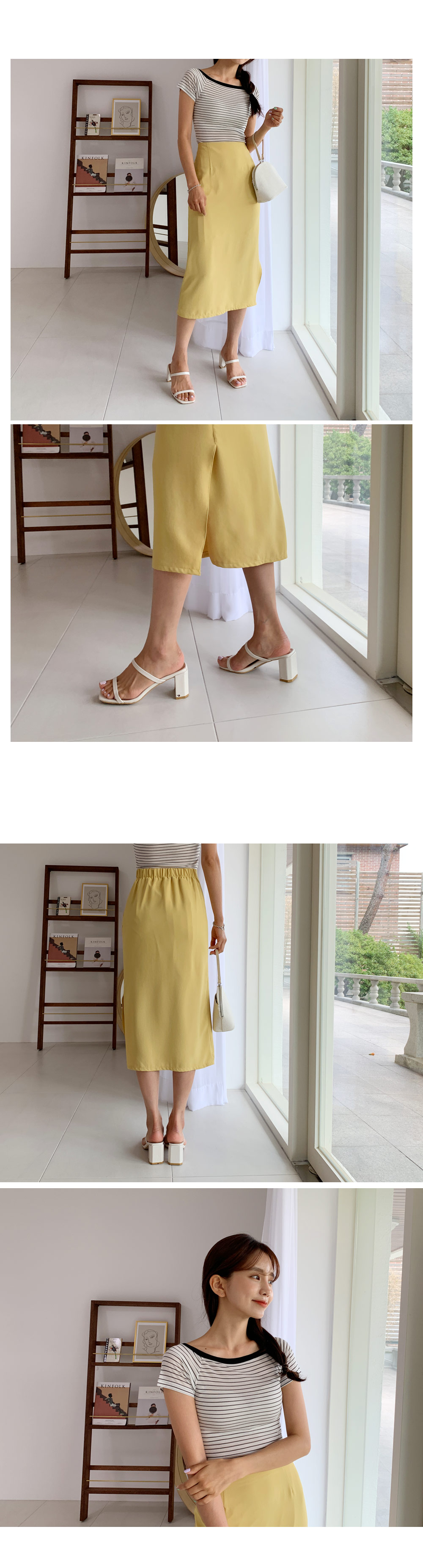 スリットHラインスカート・全4色 | DHOLIC | 詳細画像2
