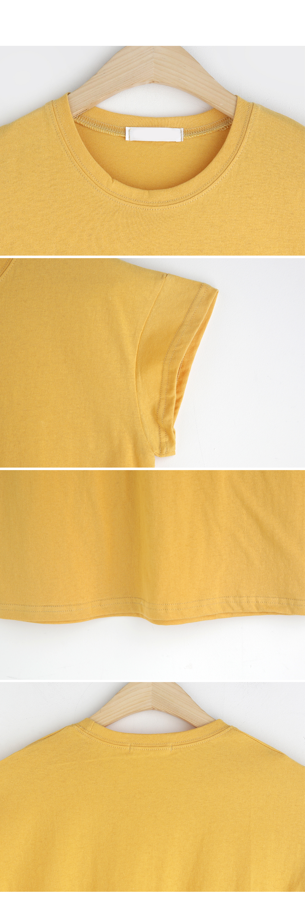キャップスリーブTシャツ・全4色 | DHOLIC | 詳細画像6
