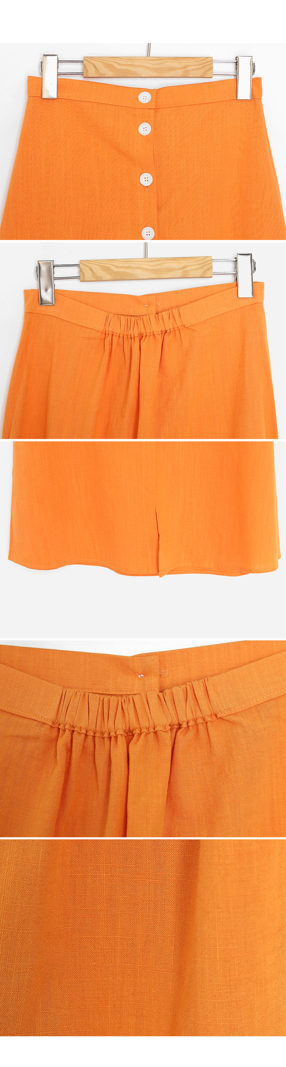 ボタンAラインスカート・全3色 | DHOLIC | 詳細画像7