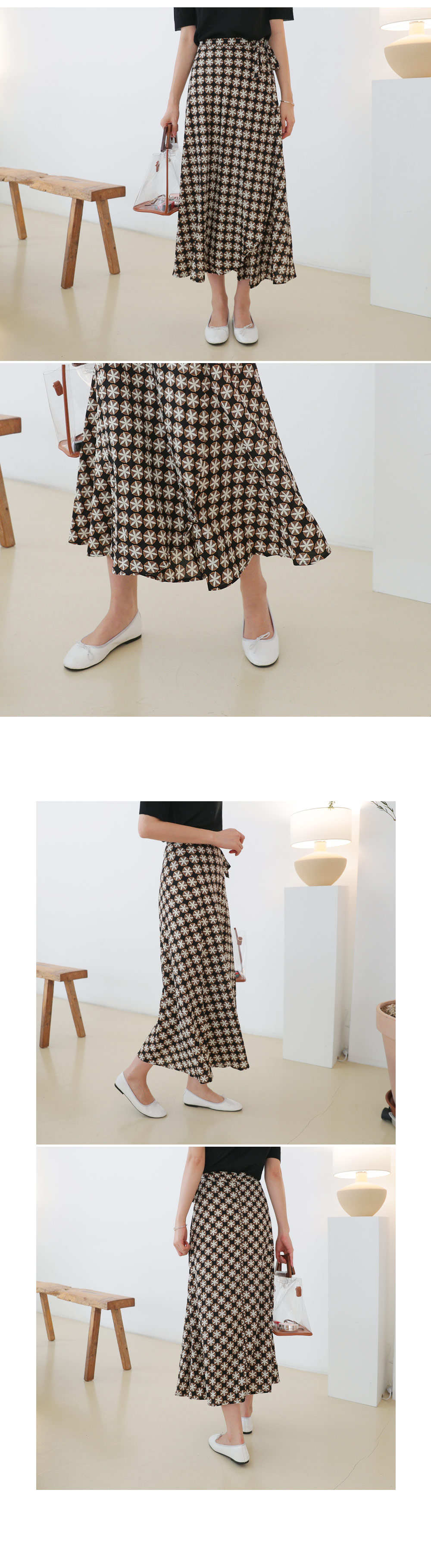 パターンラップスカート・全2色 | DHOLIC PLUS | 詳細画像2