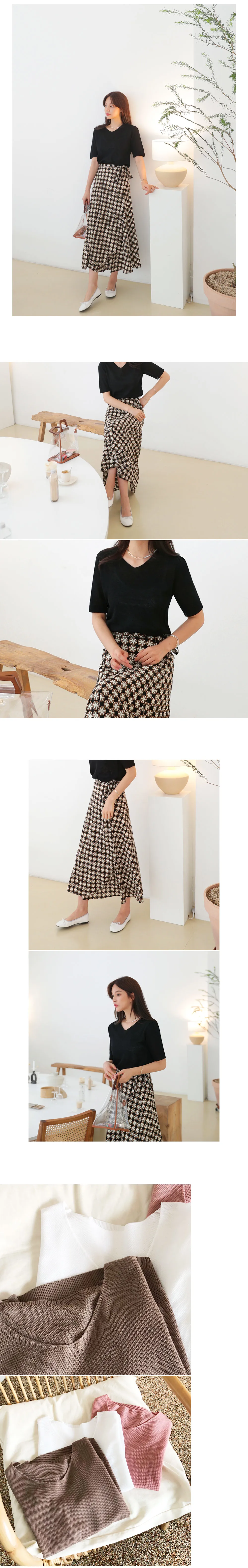 パターンラップスカート・全2色 | DHOLIC PLUS | 詳細画像4