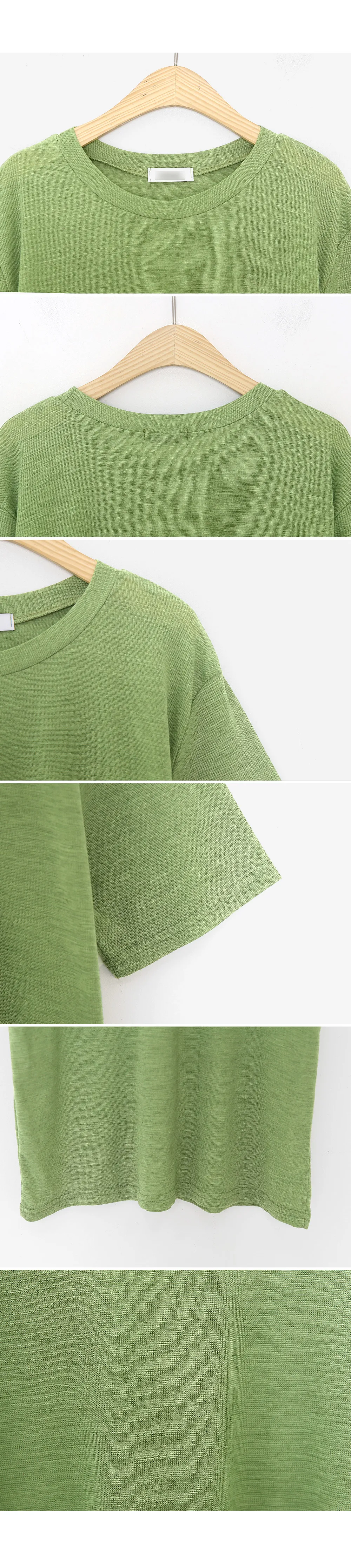 リネン混半袖Tシャツ・全4色 | DHOLIC | 詳細画像6