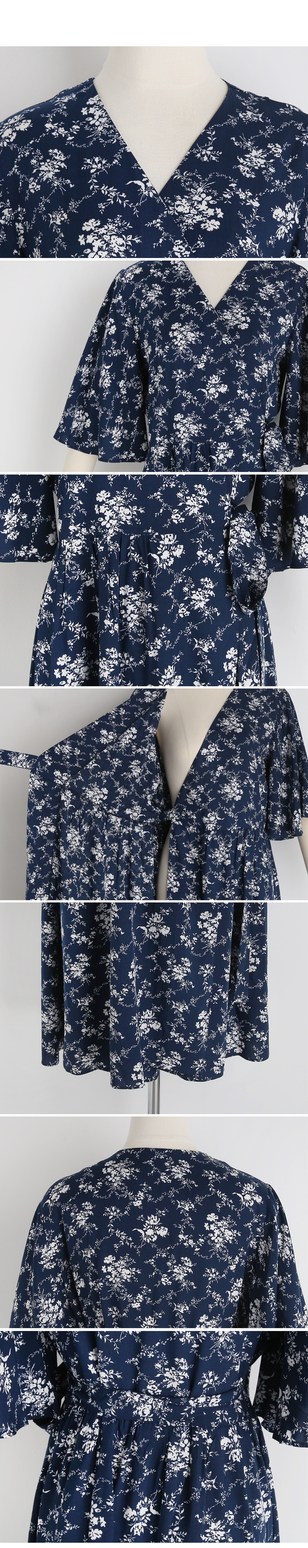 フローラルラップワンピース・全2色 | DHOLIC | 詳細画像6