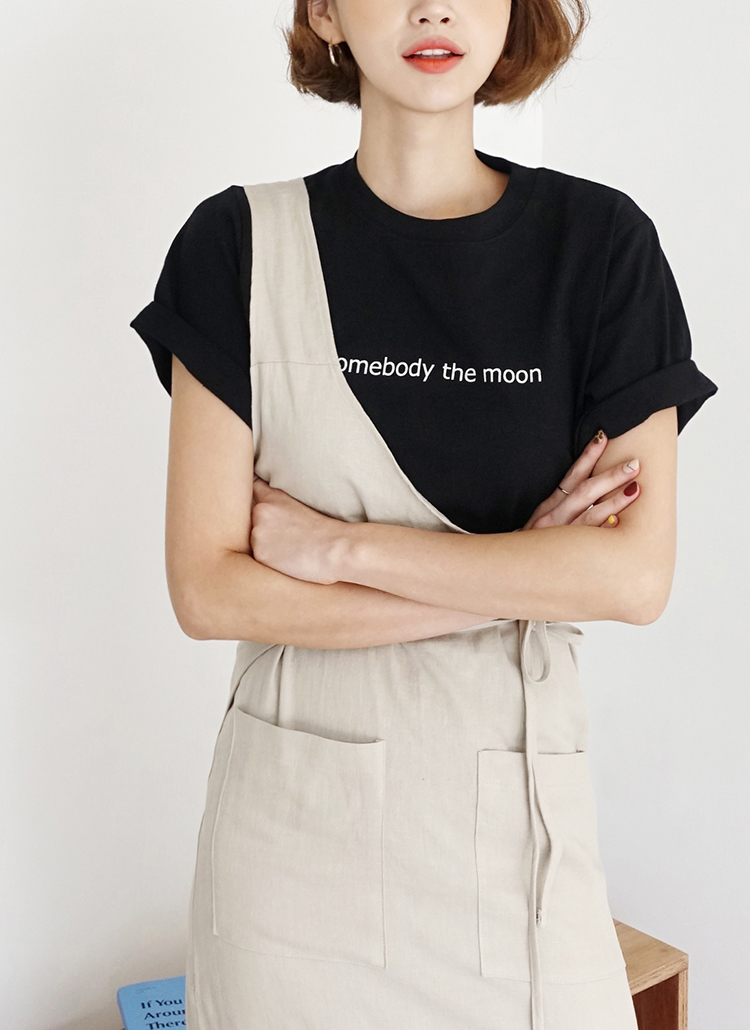 Somebody the moon半袖Tシャツ・全3色 | DHOLIC | 詳細画像1