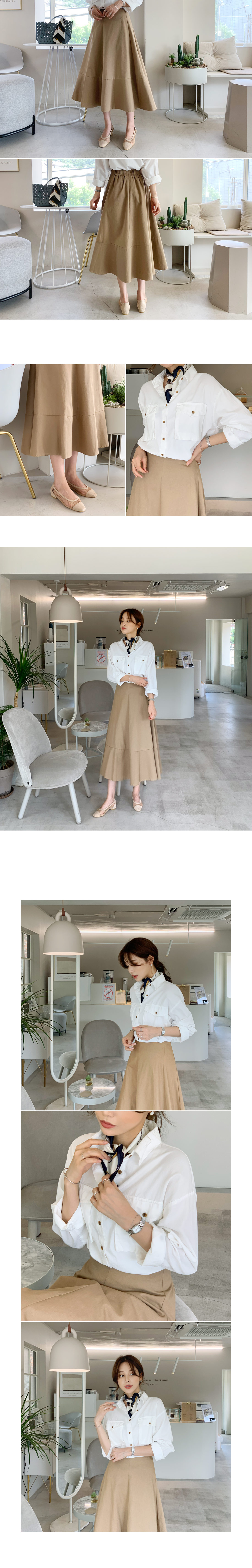 フレアラインスカート・全3色 | DHOLIC PLUS | 詳細画像2