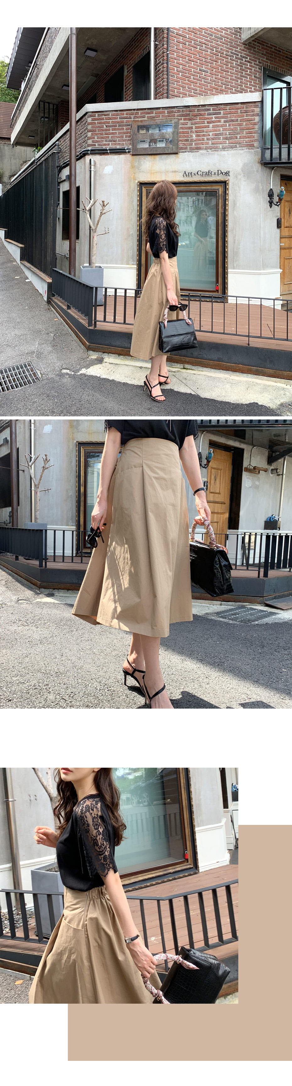 タックポケットスカート・全3色 | DHOLIC PLUS | 詳細画像5
