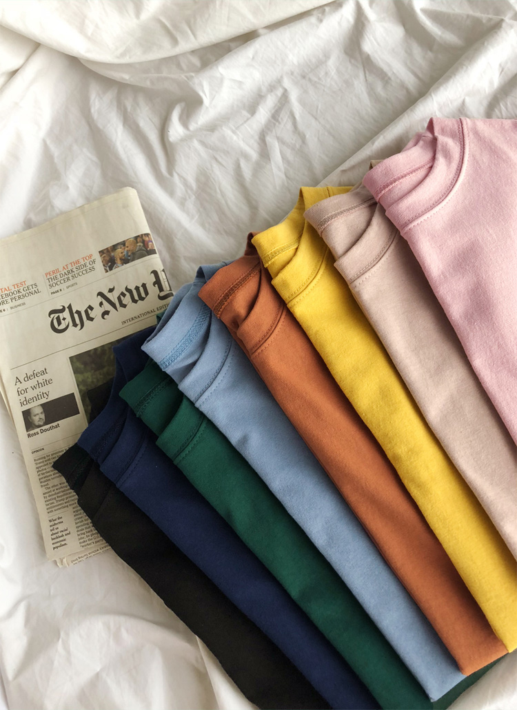 ラウンドネックTシャツ・全9色のサムネイル