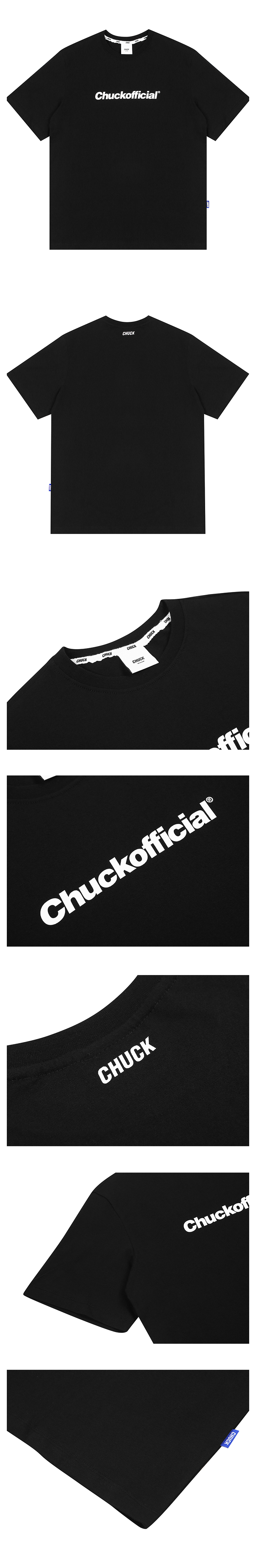 Chuckofficial半袖Tシャツ(ブラック) | 詳細画像6