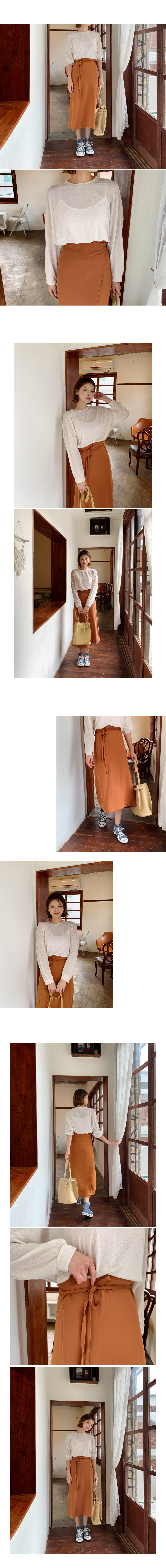 ラップロングスカート・全3色 | DHOLIC | 詳細画像6