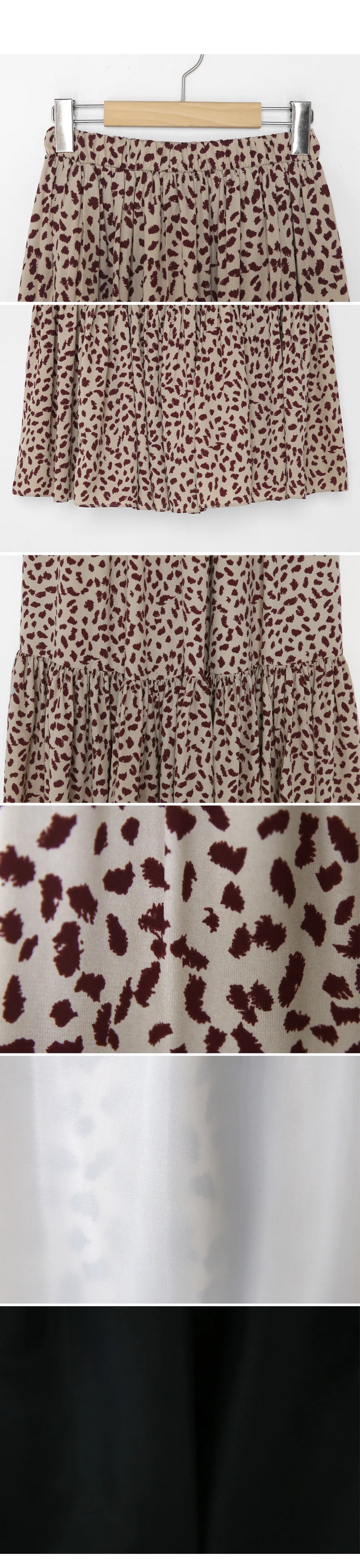 ギャザーレオパードスカート・全3色 | DHOLIC PLUS | 詳細画像7