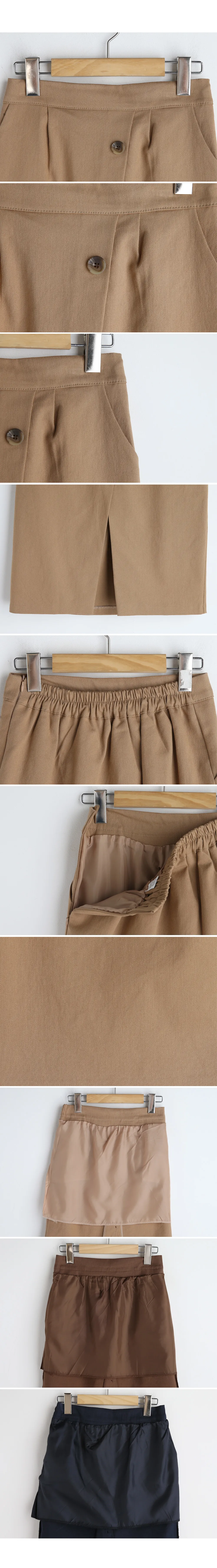 ダイアゴナルボタンスカート・全3色 | DHOLIC | 詳細画像6