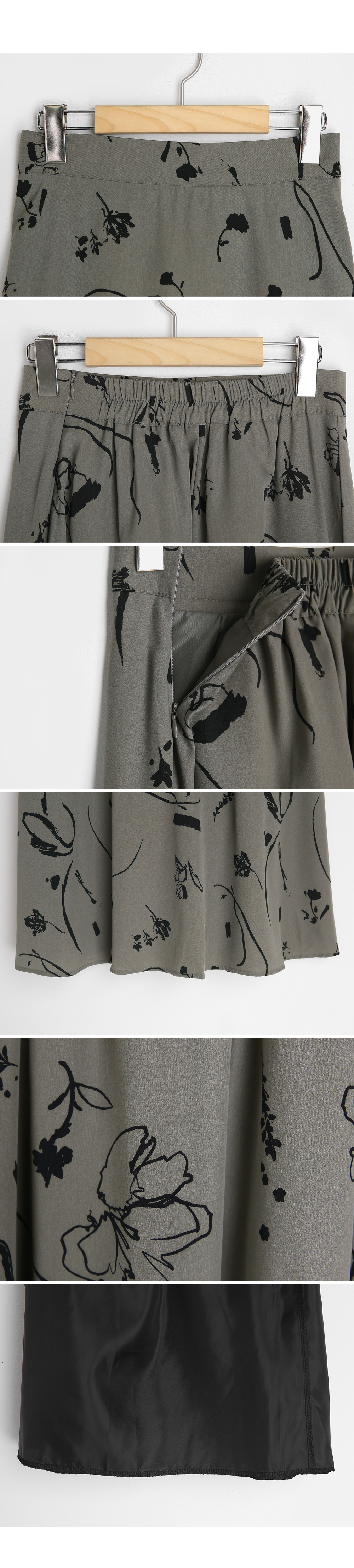 フローラルプリントスカート・全2色 | DHOLIC PLUS | 詳細画像8