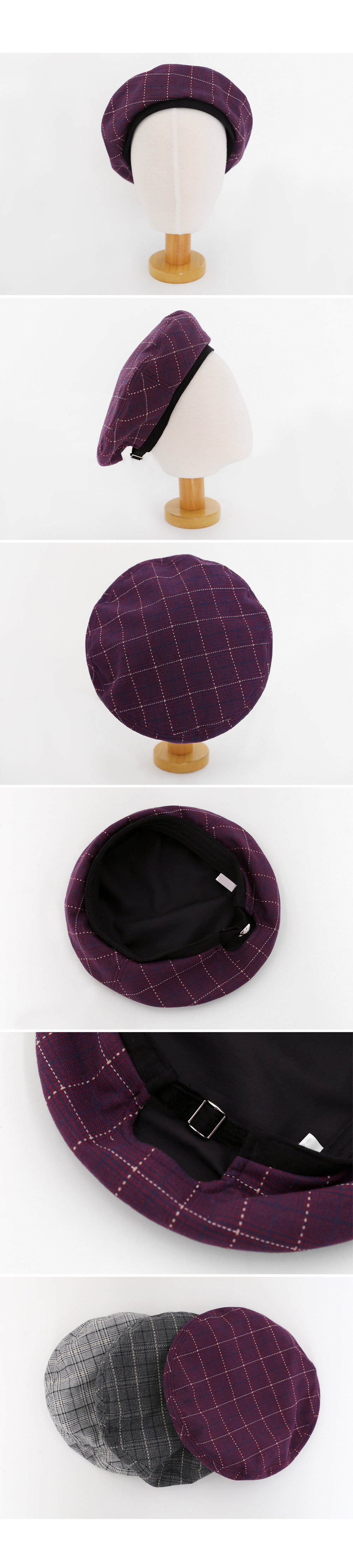 チェックベレー帽・全3色 | DHOLIC | 詳細画像9