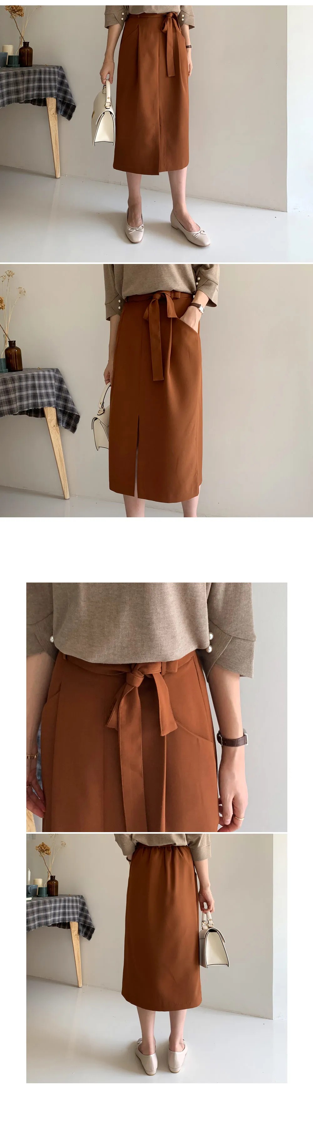 ストラップSETスリットスカート・全3色 | DHOLIC PLUS | 詳細画像2
