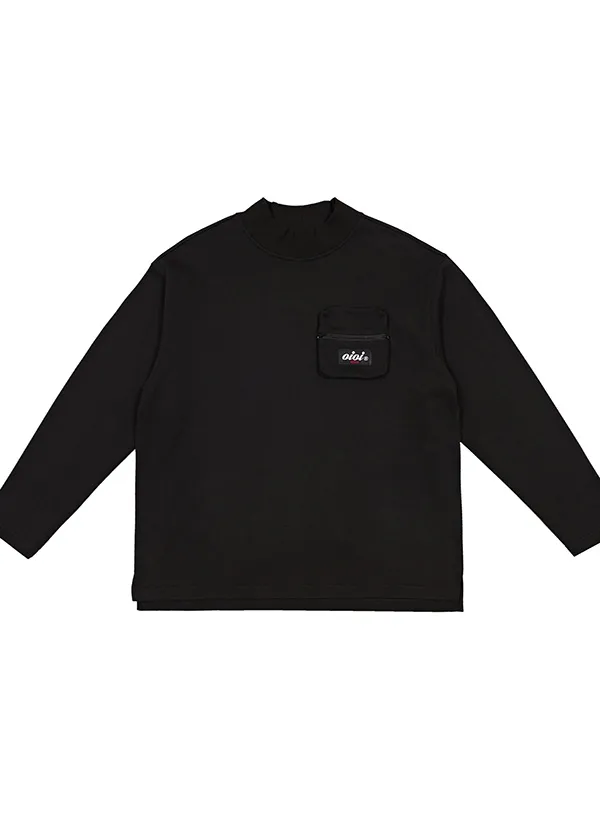 ジップポケットTシャツ(ブラック) | 詳細画像1