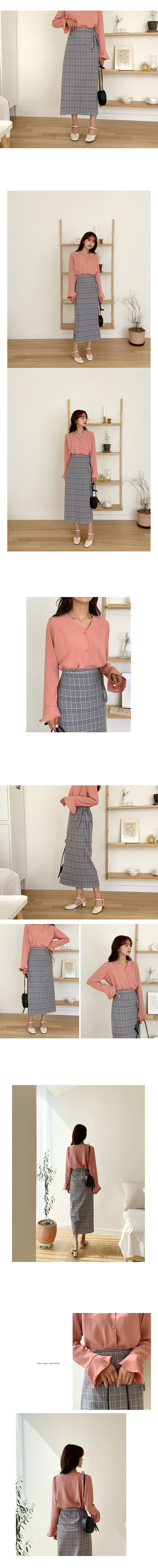 チェックラップスカート・全2色 | DHOLIC | 詳細画像2
