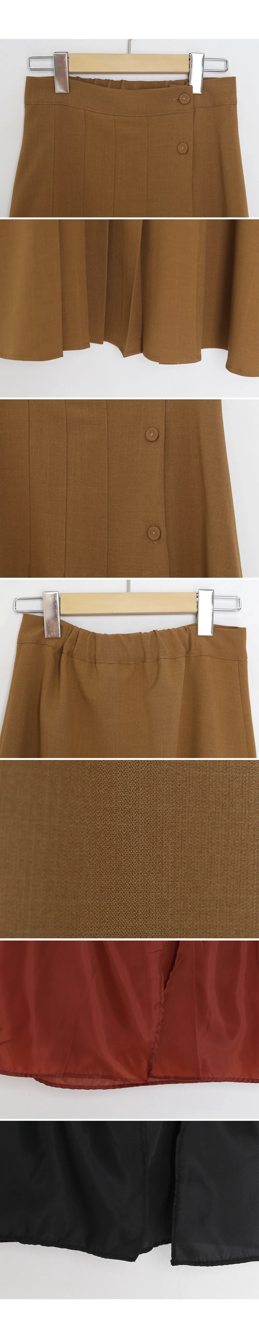 フロントプリーツボタンスカート・全3色 | DHOLIC | 詳細画像8
