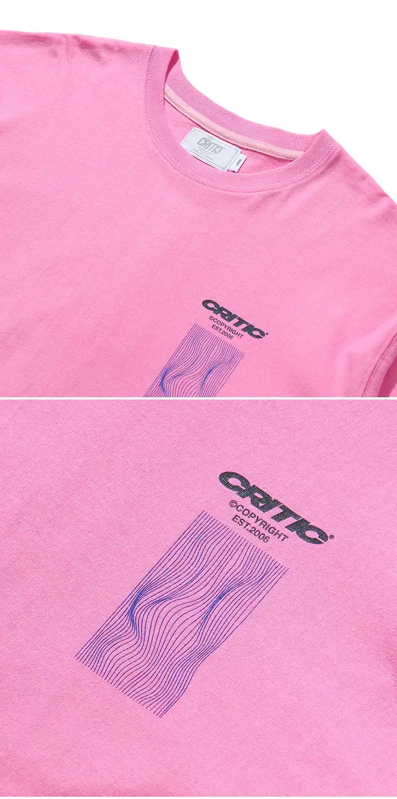 グラフィックプリントTシャツ(ピンク) | 詳細画像5