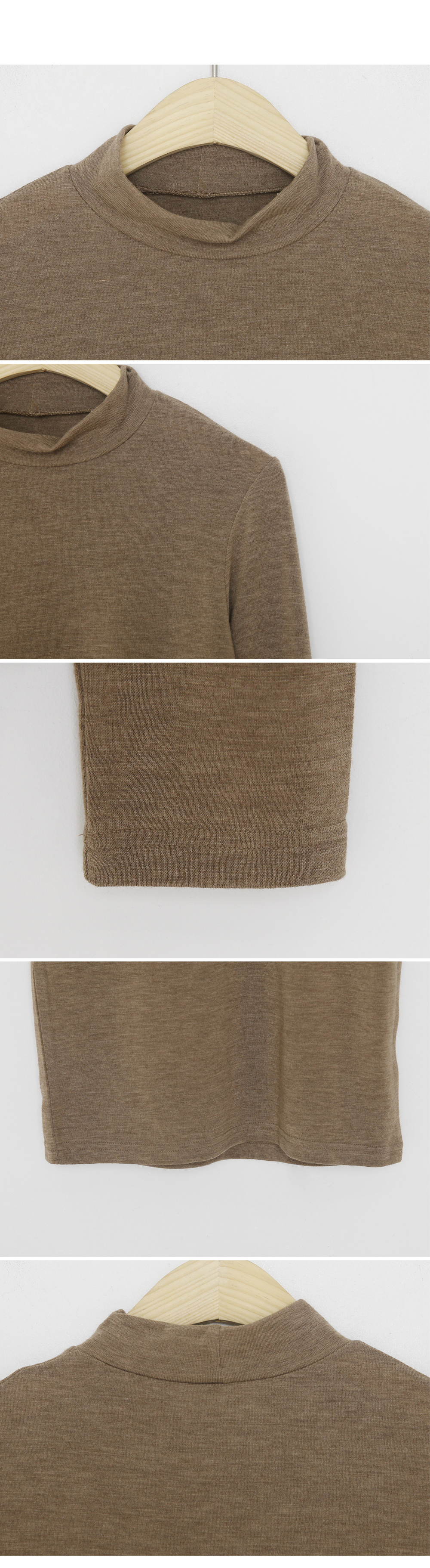 ハーフネックTシャツ・全6色 | DHOLIC | 詳細画像9