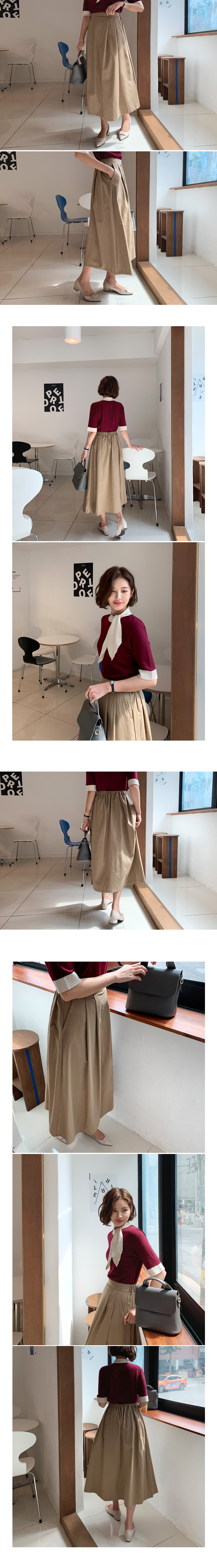タックフレアスカート・全2色 | DHOLIC PLUS | 詳細画像2