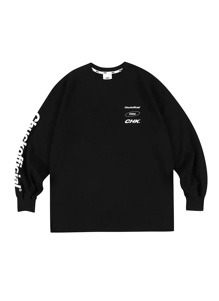 2TYPEスリーブレタリングTシャツ(ブラック) | 詳細画像1
