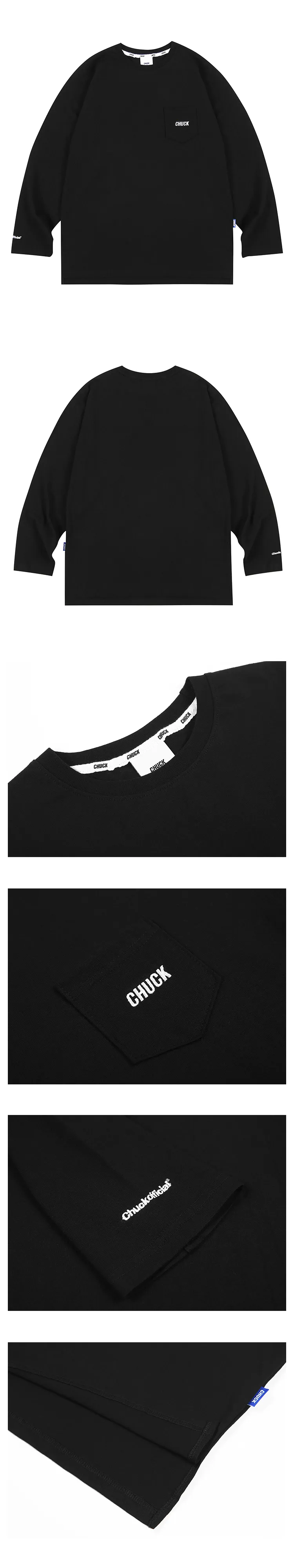 CHUCKポケットロゴTシャツ(ブラック) | 詳細画像4
