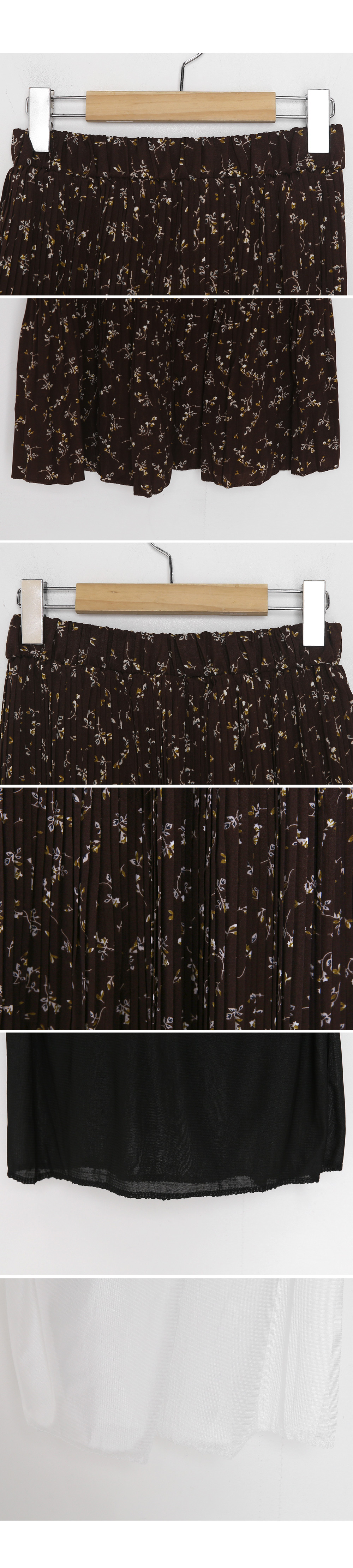 プリーツ小花柄スカート・全3色 | DHOLIC | 詳細画像8
