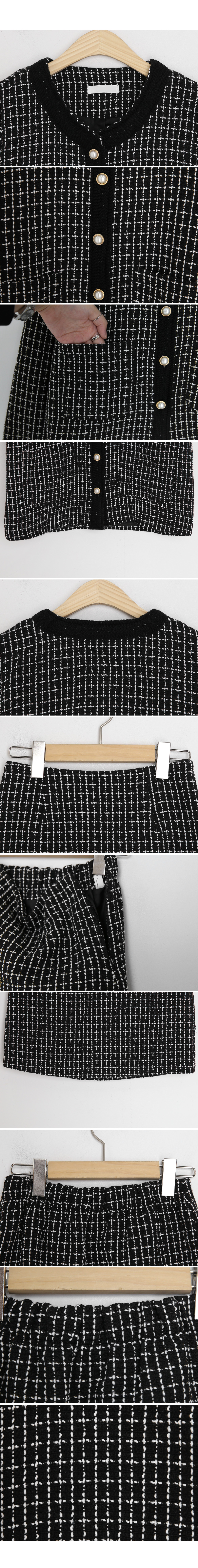 パールボタンツイードジャケット&スカートSET・全2色 | DHOLIC | 詳細画像8