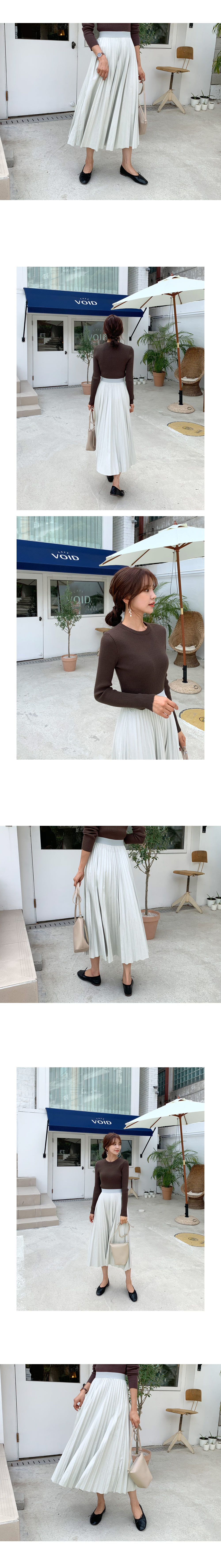 ウエストゴムプリーツスカート・全2色 | DHOLIC | 詳細画像2