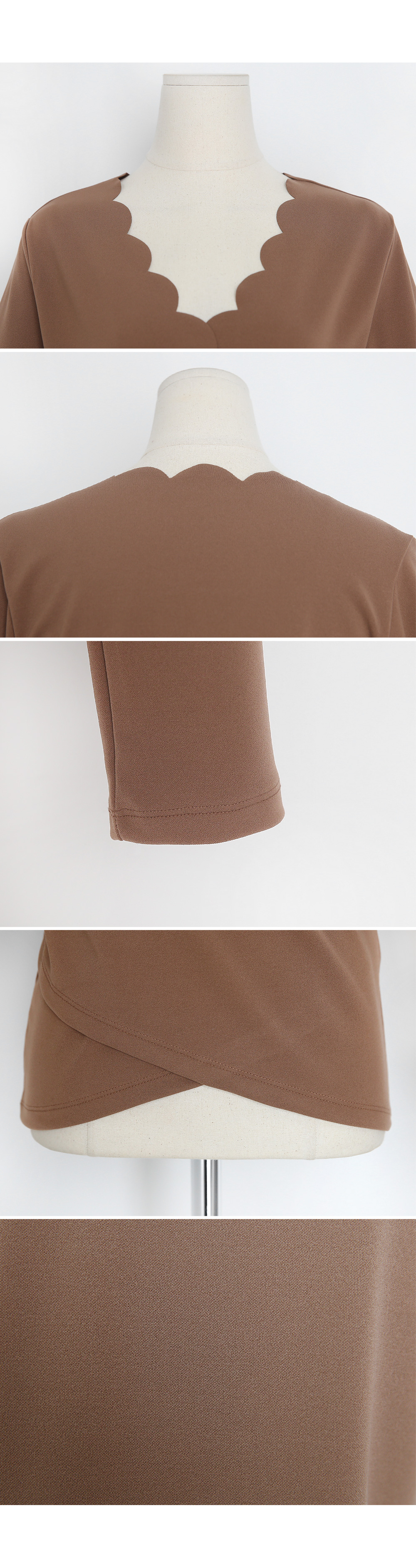クロススカラップTシャツ・全3色 | DHOLIC | 詳細画像7