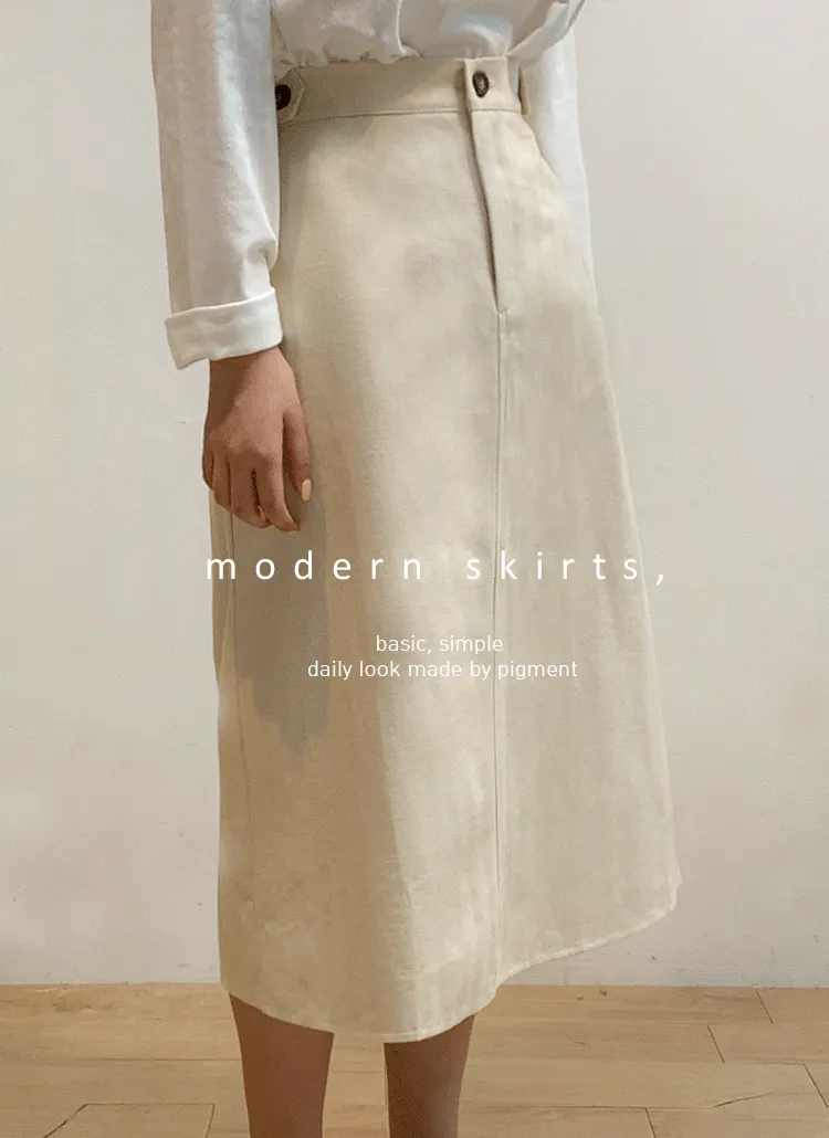 サイドストラップAラインスカート | pigment | 詳細画像1