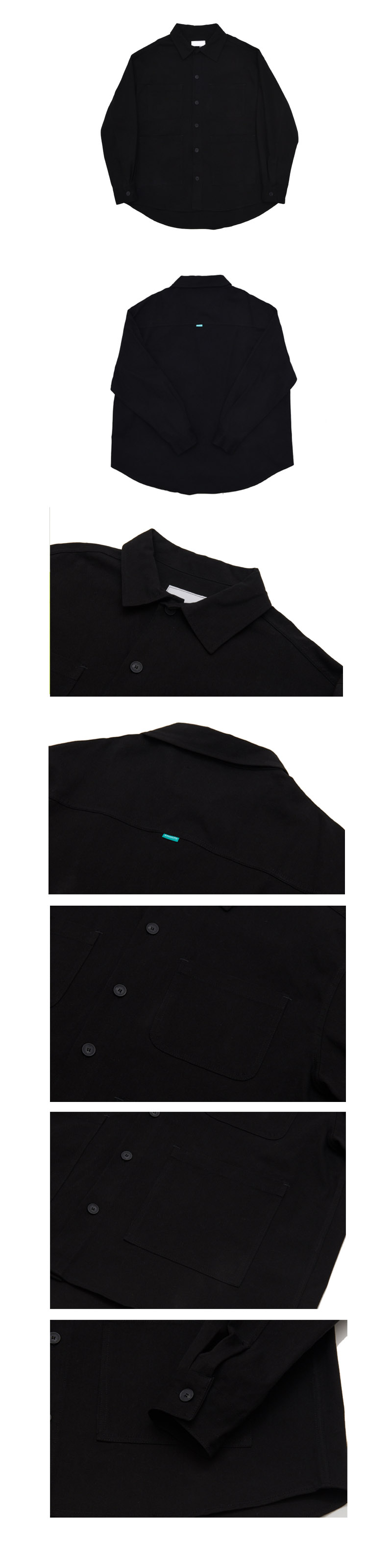ポケットシャツジャケット(ブラック) | 詳細画像4