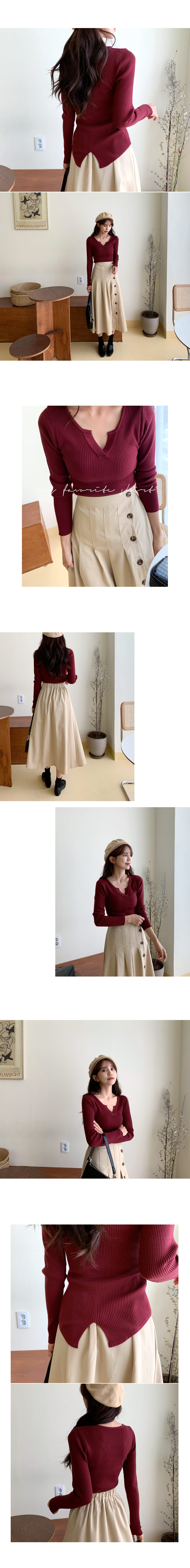 フロントタックボタンスカート・全2色 | DHOLIC | 詳細画像6