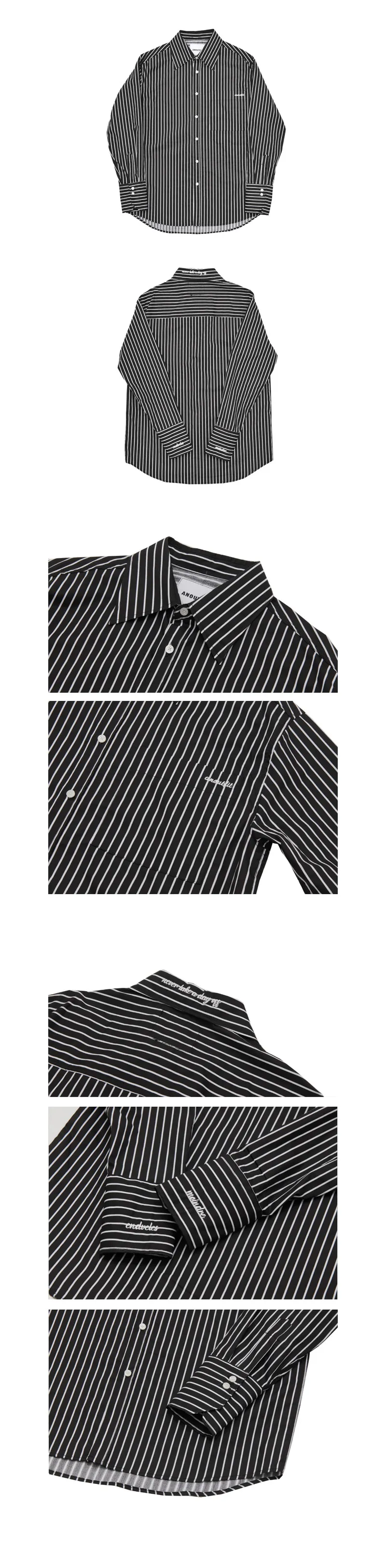 ミニ刺繍シャツ(ブラック) | 詳細画像4
