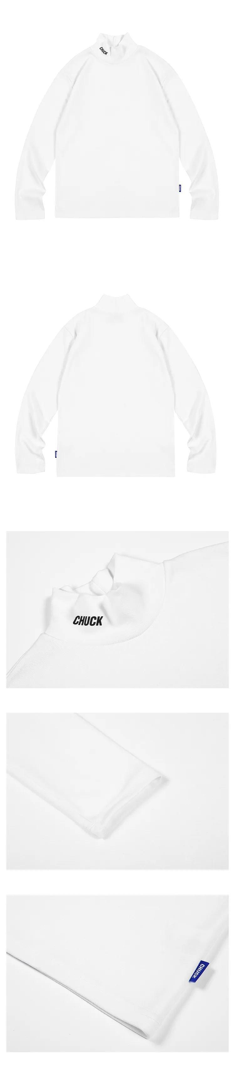 CHUCKハイネックTシャツ(アイボリー) | 詳細画像7