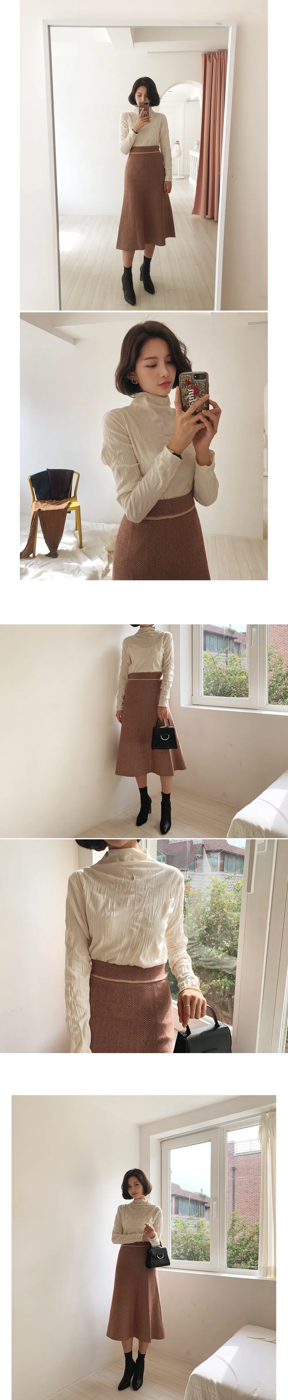 ヘリンボーンニットスカート・全2色 | DHOLIC PLUS | 詳細画像11