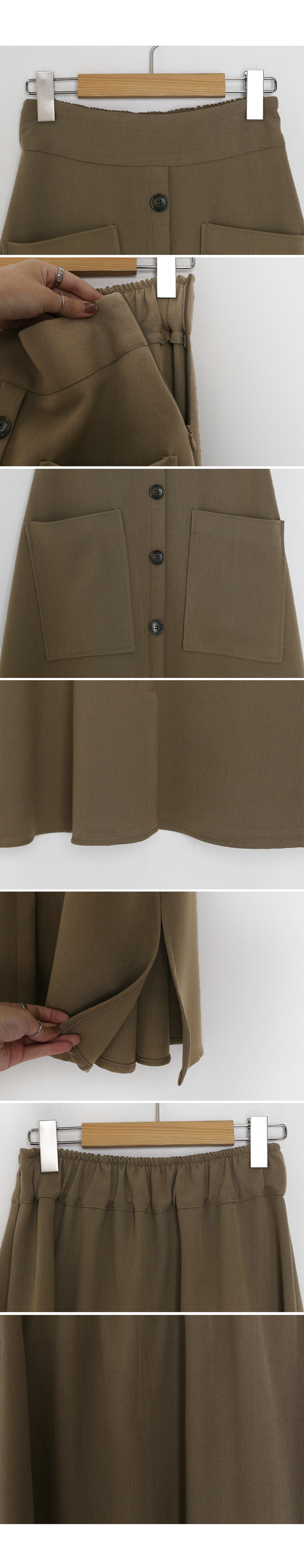 ボタンポケットフレアスカート・全3色 | DHOLIC PLUS | 詳細画像13