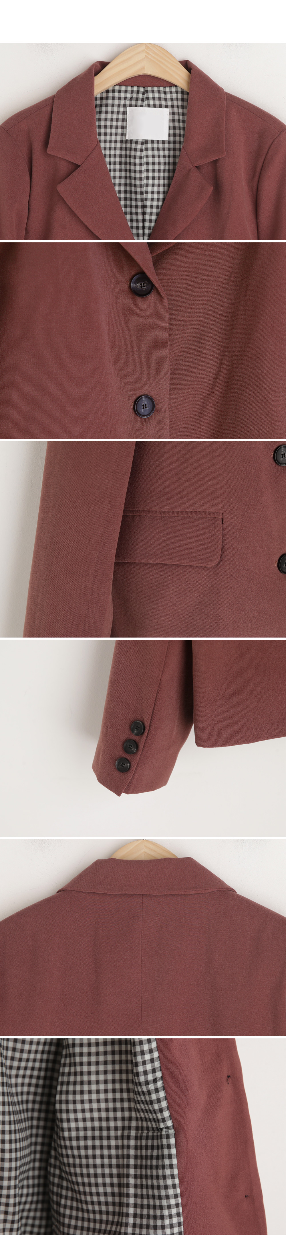 チェックライニングジャケット&ホックスラックスSET・全3色 | DHOLIC | 詳細画像6